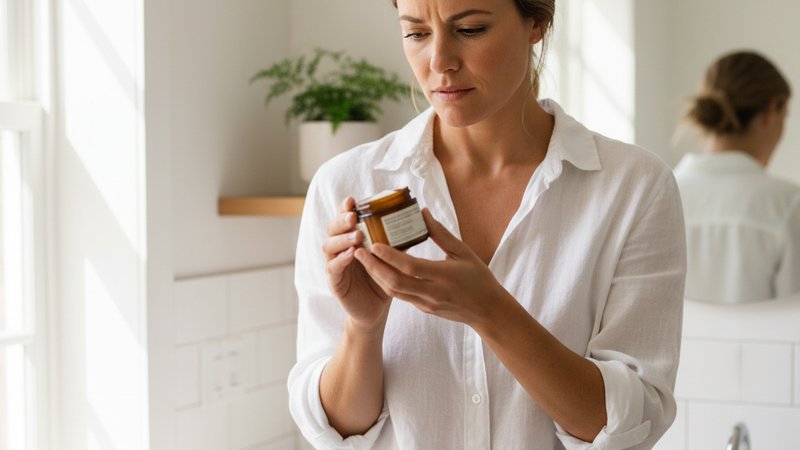 Reading self tanner ingredients label