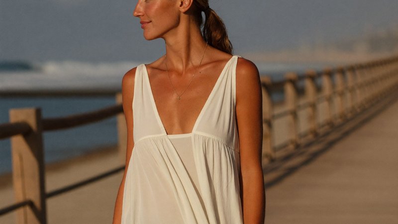 Woman with a natural golden self-tan applying tanning cream in a sunlit bathroom